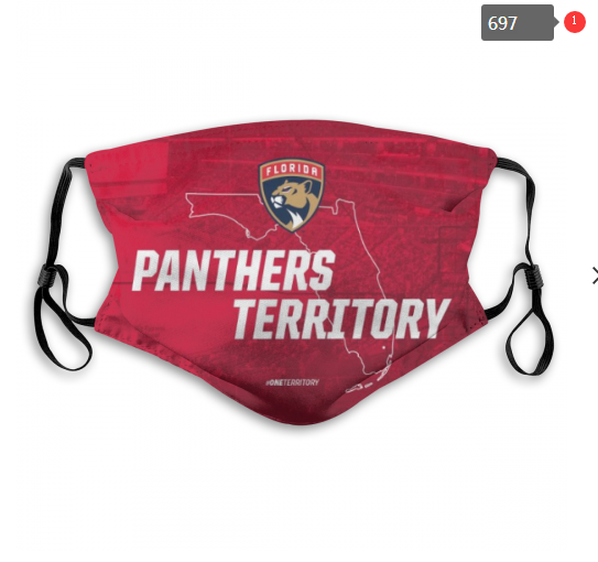 NHL Florida Panthers Dust mask with filter->nhl dust mask->Sports Accessory